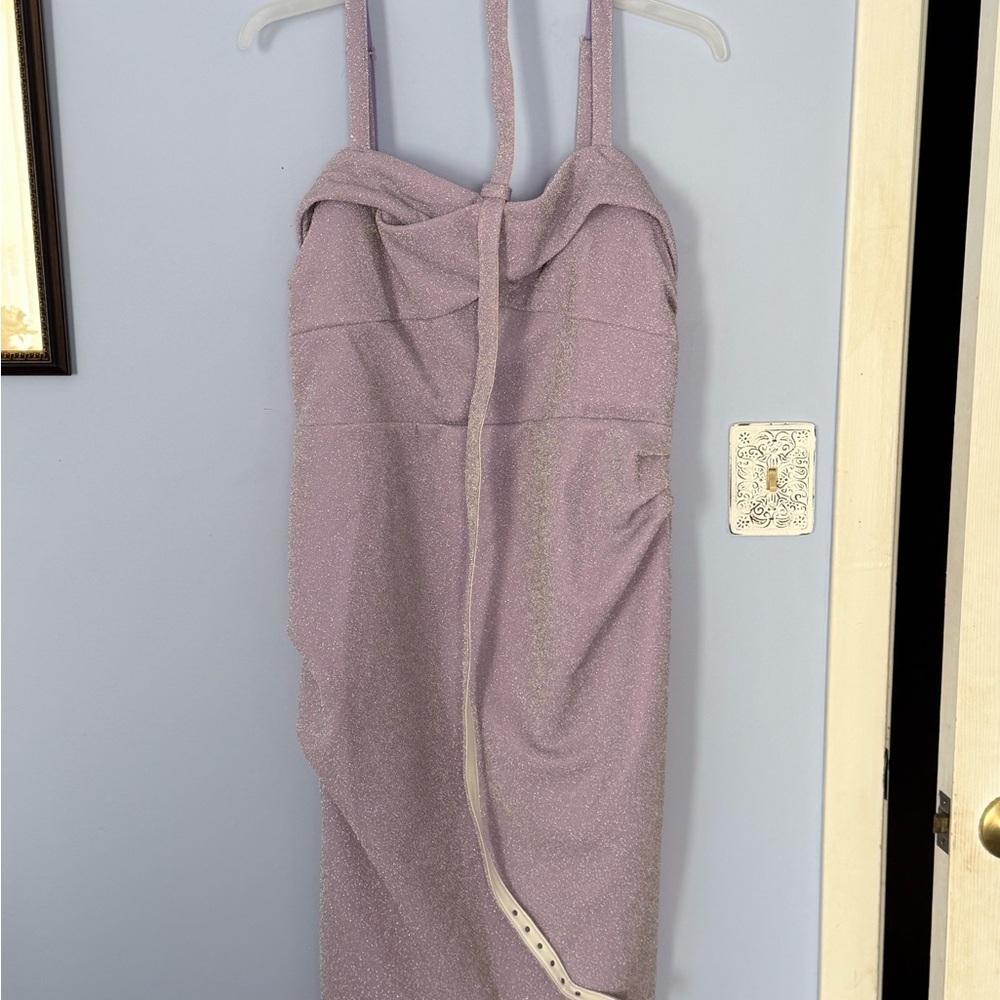 Vixen by Micheline Pitt Lavender Dress - Picture 2 of 3